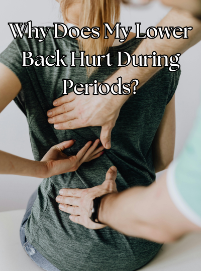 girl getting consultation for lower back pain during periods